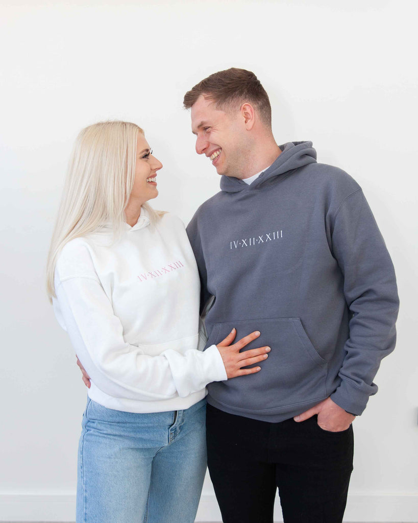 Why Roman Numeral Embroidery Hoodies are the Perfect Couple's Gift