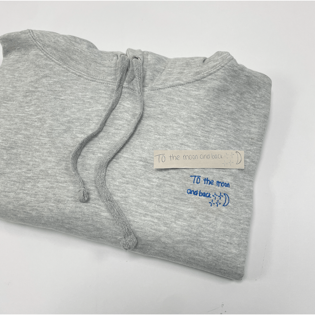 High quality custom text on hoodie for partner
