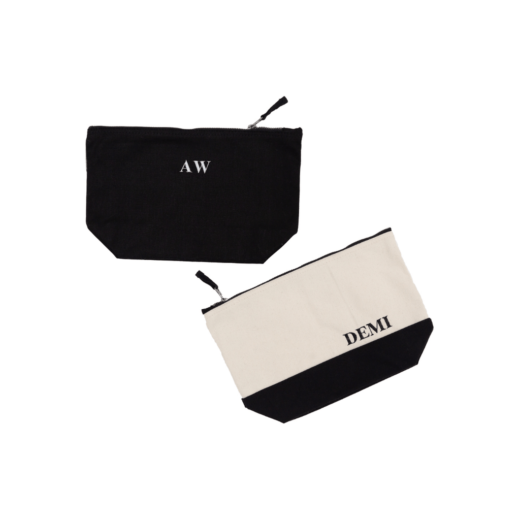 Personalsied wash bag from Mila Clothing